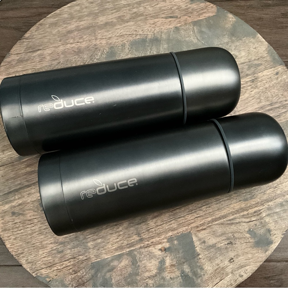 Set 2 Reduce Stainless Steel Vacuum Insulated Thermos Bottles - Back To School